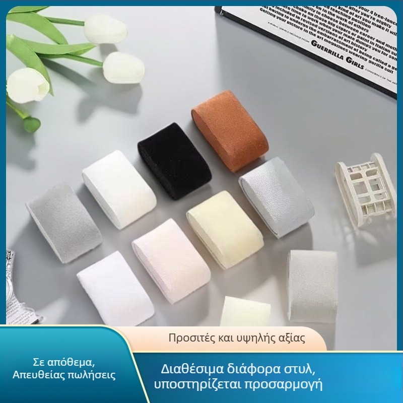 Μαξιλάρι θήκης ρολογιών — βελούδινο με μακριά τρίχα για επίδειξη, χειροποίητο PU δέρμα