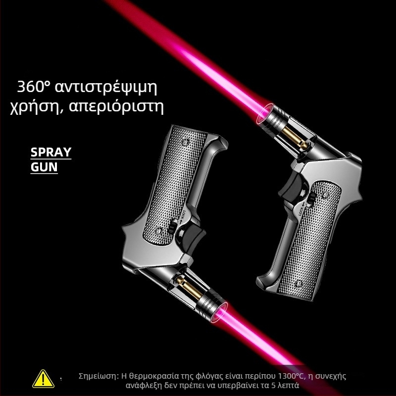 TH-866 Αναδιπλούμενο φλόγιστρο υψηλής ισχύος για υπαίθριο μπάρμπεκιου – Φορητό, αντιανεμικό ανάφλεξη