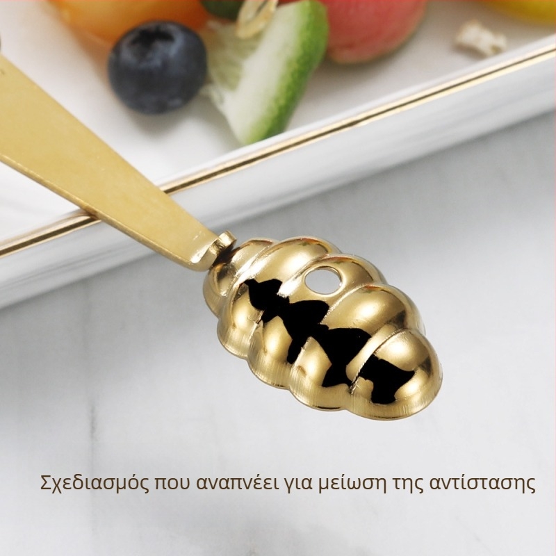 Δημιουργικό εργαλείο φρούτων με ξύλινο χερούλι και 304 ανοξείδωτο χάλυβα, για σχηματισμό σφαιρών φρούτων