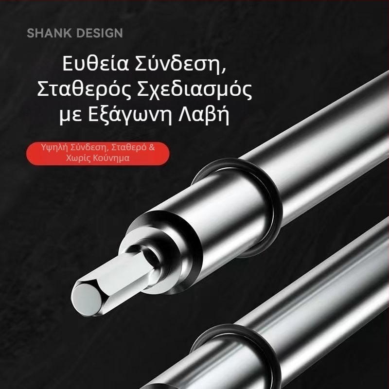 Μακρύ εξάγωνο κεφαλή υποδοχής για κενές βίδες σε οροφές από ελαφρύ χάλυβα