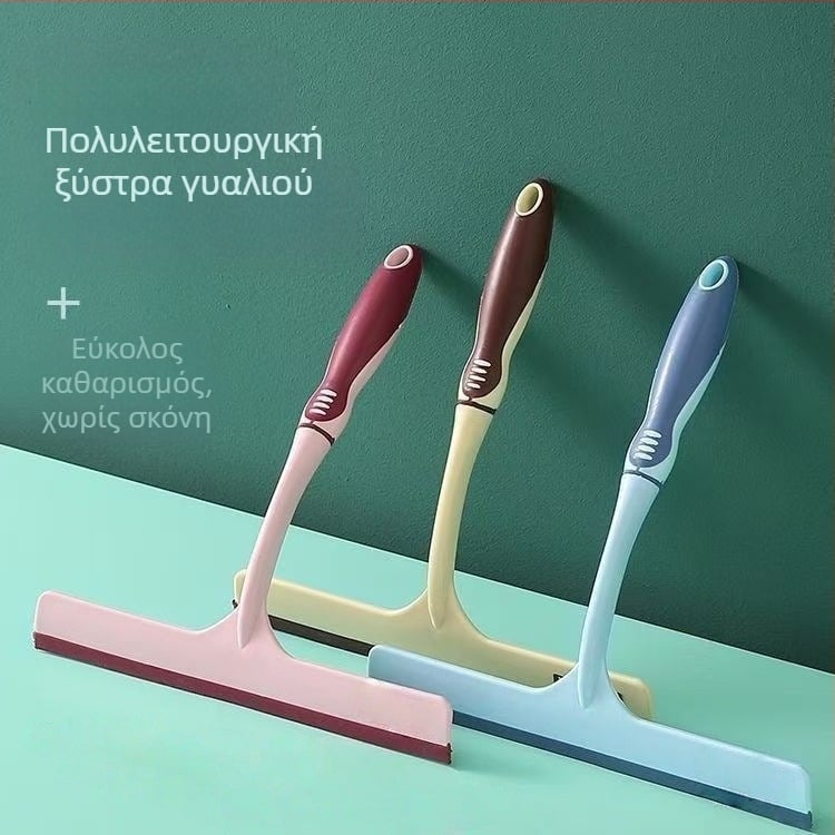 Σιλικονούς καθαριστής γυαλιού, μονόπλευρο εργαλείο καθαρισμού για μπάνιο και καθρέφτες