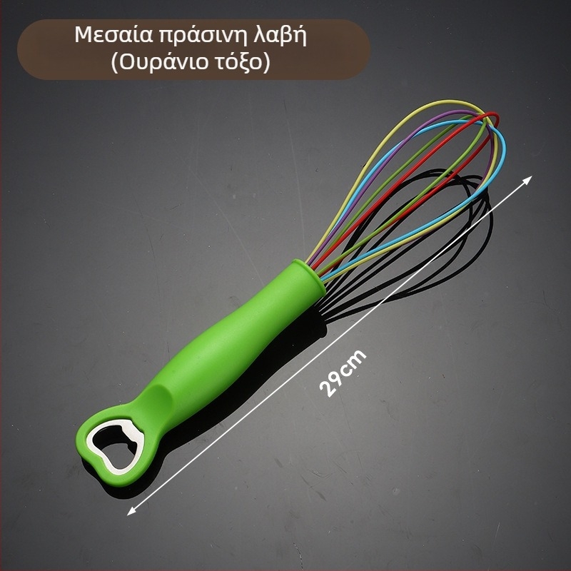 Ανοξείδωτος αναδευτήρας αυγών με ανοιχτήρι μπουκαλιών – εξοπλισμός κουζίνας για αρτοποιία