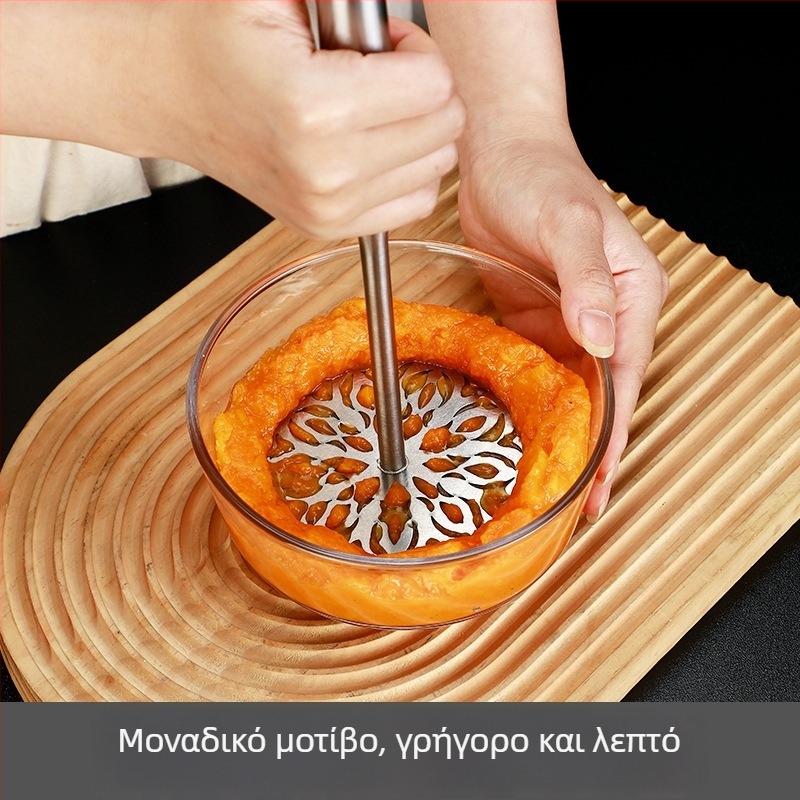 Χειροκίνητος πολτοποιητής πατάτας για βρεφική τροφή, από ανοξείδωτο ατσάλι 304, εργαλείο κουζίνας