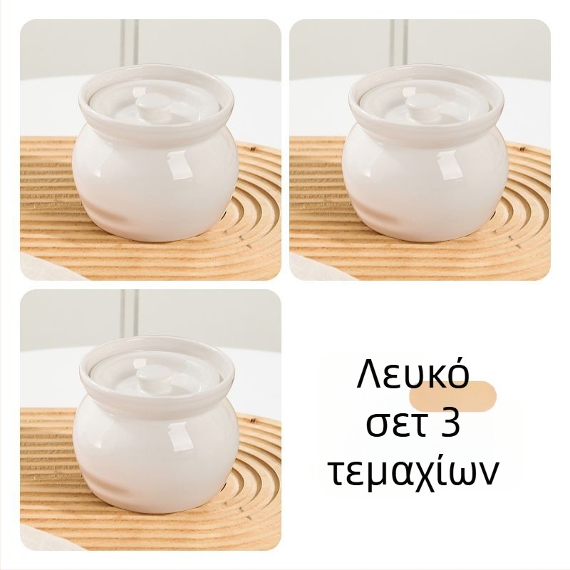 Furunda κεραμική κατσαρόλα με καπάκι, 450 ml – κινέζικου στυλ για σούπες και ατμισμένα αυγά