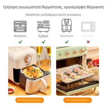 Αλουμινόχαρτο για φριτέζα αέρα, τροφίμων ποιότητας, παχύτερο, για φούρνο, μεγάλο ρολό μπάρμπεκιου