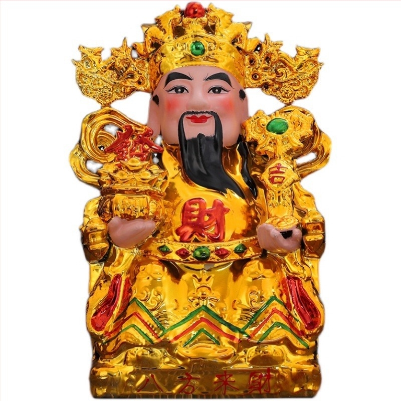 Κεραμικές φιγούρες Guanyin, Guan Yu και Caishen για τη διακόσμηση του σπιτιού