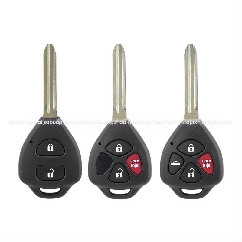 Κέλυφος κλειδιού Toyota Camry, ευθύς σχεδιασμός, TOY43, συμβατός με τηλεχειριστήρια 2/3/4 πλήκτρων