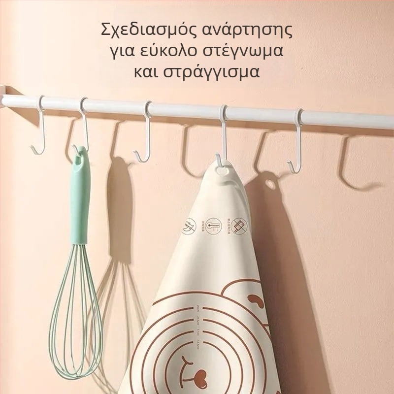 Αντιβακτηριακή επιφάνεια ζύμωσης από σιλικόνη, τροφίμου ποιότητας, μη κολλητική και μη ολισθηρούσα, κατάλληλη για κουζίνα και αρτοποιία, μεγάλη και επιπλέον παχιά.