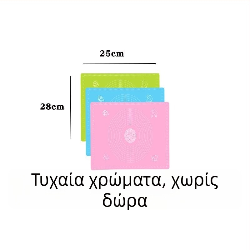 Αντιβακτηριακή επιφάνεια ζύμωσης από σιλικόνη, τροφίμου ποιότητας, μη κολλητική και μη ολισθηρούσα, κατάλληλη για κουζίνα και αρτοποιία, μεγάλη και επιπλέον παχιά.