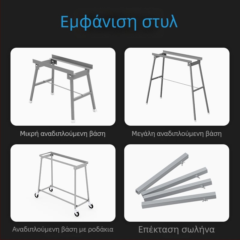 Πτυσσόμενη βάση μπάρμπεκιου με καπάκι για αργό ψήσιμο, ανυψωμένο καμινάκι και ράφι αποθήκευσης