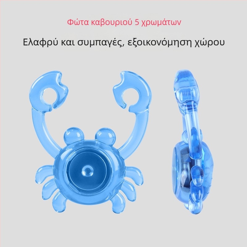 Φανάρι πίσω για ποδήλατο, έμπνευση από καβούρι, για νυχτερινή ποδηλασία, αδιάβροχο, με μακρύ χρόνο ζωής μπαταρίας, κατάλληλο για ποδήλατα βουνού και δρόμου