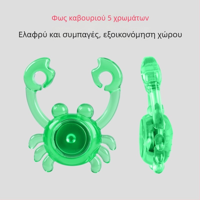 Φανάρι πίσω για ποδήλατο, έμπνευση από καβούρι, για νυχτερινή ποδηλασία, αδιάβροχο, με μακρύ χρόνο ζωής μπαταρίας, κατάλληλο για ποδήλατα βουνού και δρόμου