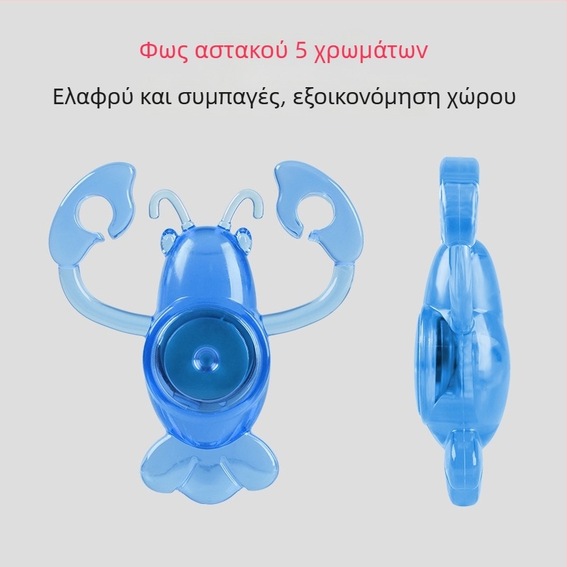 Φανάρι πίσω για ποδήλατο, έμπνευση από καβούρι, για νυχτερινή ποδηλασία, αδιάβροχο, με μακρύ χρόνο ζωής μπαταρίας, κατάλληλο για ποδήλατα βουνού και δρόμου