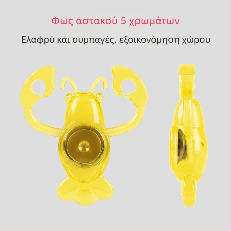 Φανάρι πίσω για ποδήλατο, έμπνευση από καβούρι, για νυχτερινή ποδηλασία, αδιάβροχο, με μακρύ χρόνο ζωής μπαταρίας, κατάλληλο για ποδήλατα βουνού και δρόμου