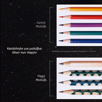 Αστροναυτικό θέμα: Αυτόματη ηλεκτρική ξύστρα μολυβιών με μεγάλες τρύπες, για μαθητές δημοτικού, μοντέλο 8188.