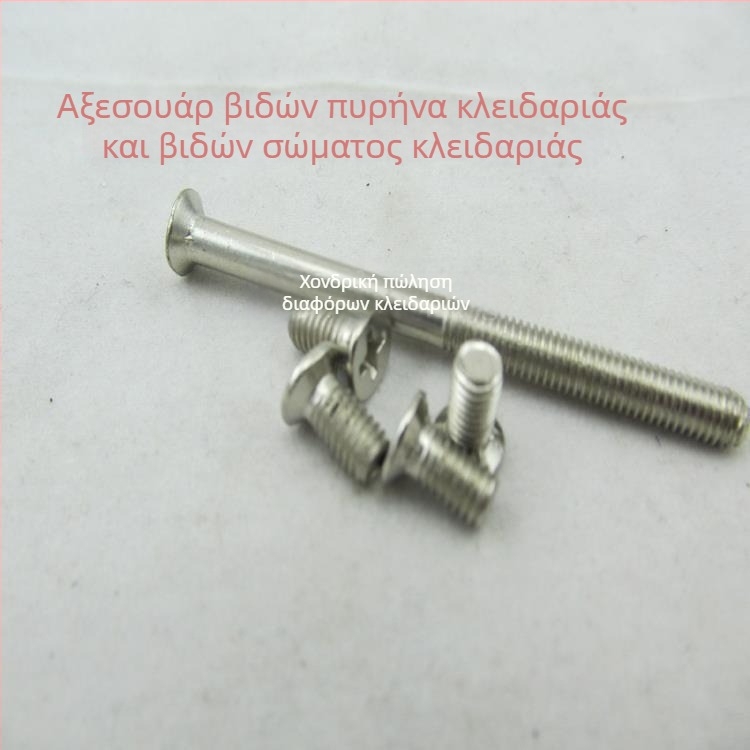 Βίδα στερέωσης σώματος κλειδαριάς και βίδα κυλίνδρου κλειδαριάς – εξαρτήματα στερέωσης για πόρτες κατά της κλοπής