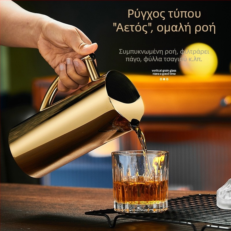 Σε απόθεμα: Βραστήρας νερού από ανοξείδωτο χάλυβα 304, παχύτερου τοιχώματος, ίσιο σώμα, κατάλληλος για κρύο νερό και τσάι.