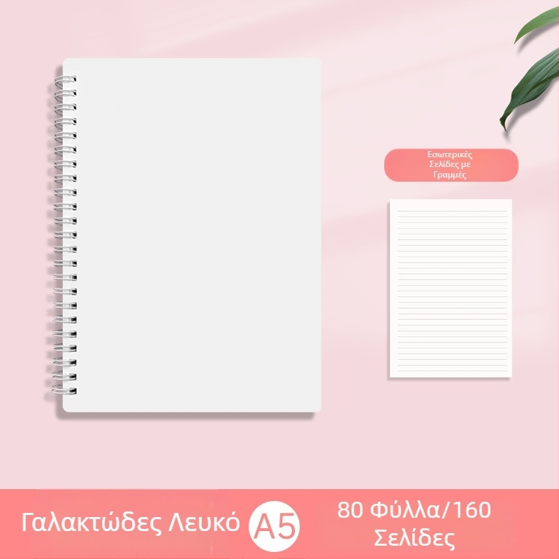 Σημειωματάριο B5 Morandi για μαθητές, κομψό και χοντρό με σπιράλ, για σημειώσεις μαθήματος και αποσπάσματα