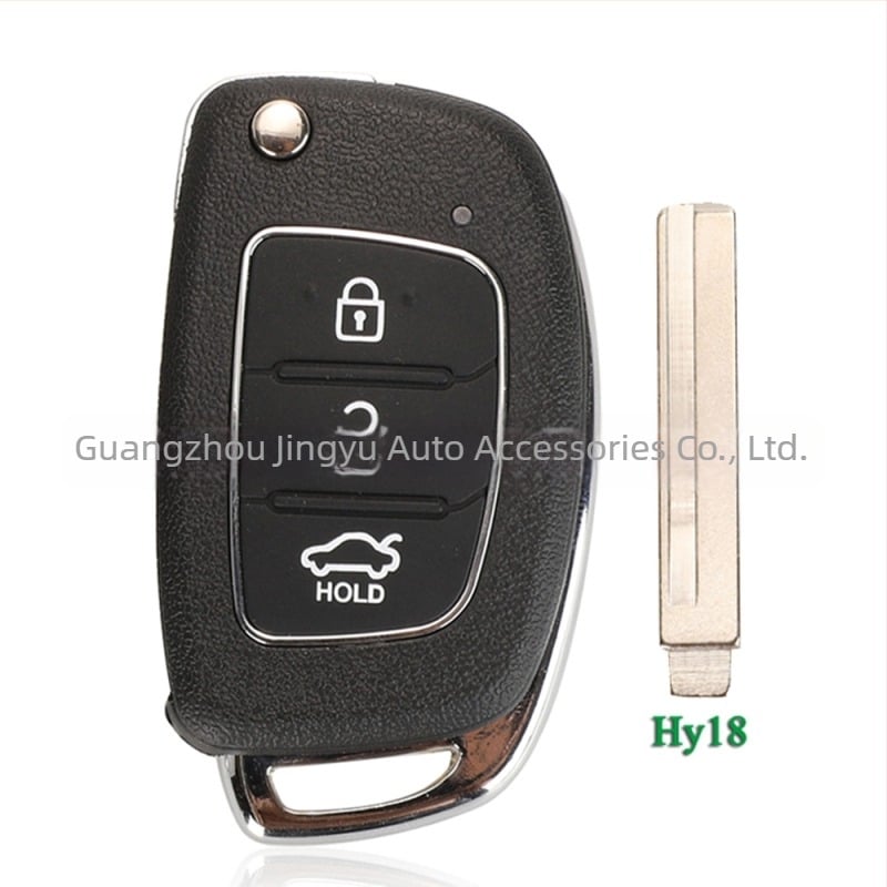 Θήκη κλειδιού Hyundai με 3 πλήκτρα, για ix25/IX35, Elantra, Santa Fe – ανταλλακτικό περίβλημα πτυσσόμενου κλειδιού