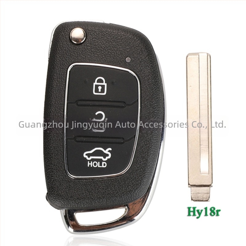 Θήκη κλειδιού Hyundai με 3 πλήκτρα, για ix25/IX35, Elantra, Santa Fe – ανταλλακτικό περίβλημα πτυσσόμενου κλειδιού