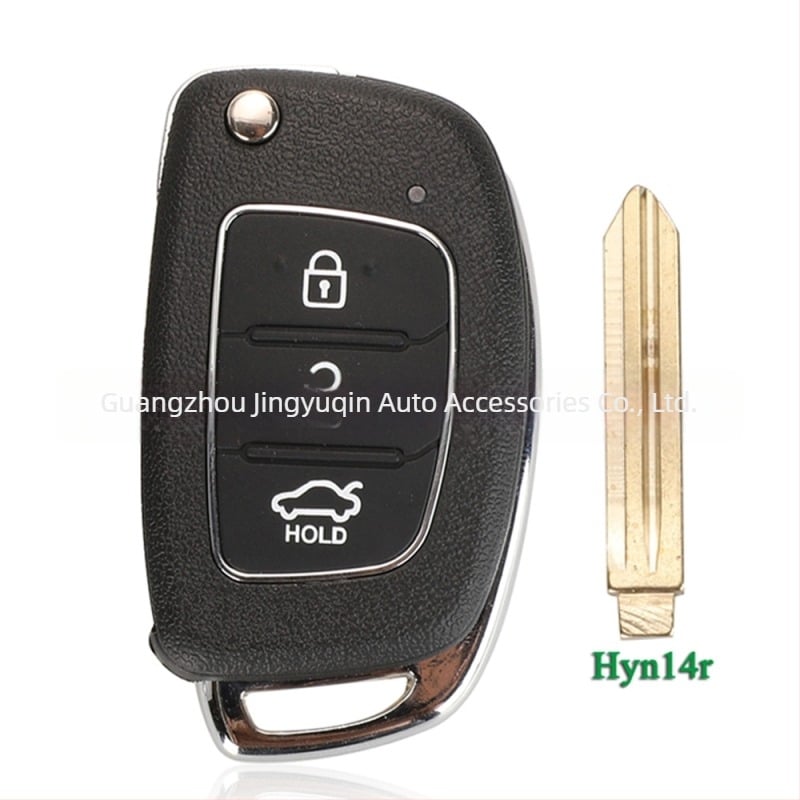 Θήκη κλειδιού Hyundai με 3 πλήκτρα, για ix25/IX35, Elantra, Santa Fe – ανταλλακτικό περίβλημα πτυσσόμενου κλειδιού
