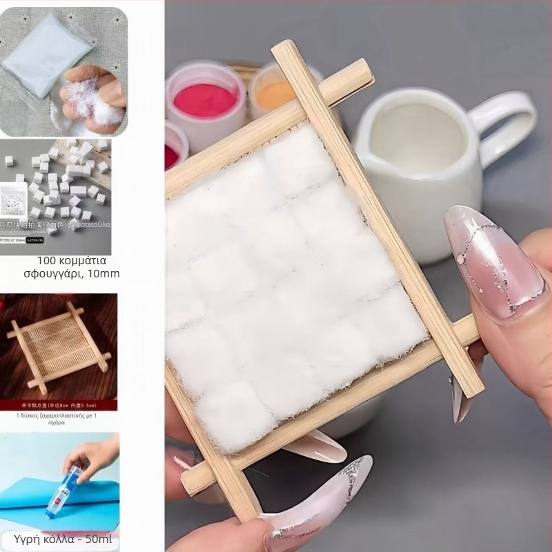 Σετ DIY κατασκευής παιχνιδιού από μουχλιακό τοφού, για αυτοδιασκέδαση, εξοπλισμός cosplay, διαδραστικό παιχνίδι για παιδιά, Snow Tofu