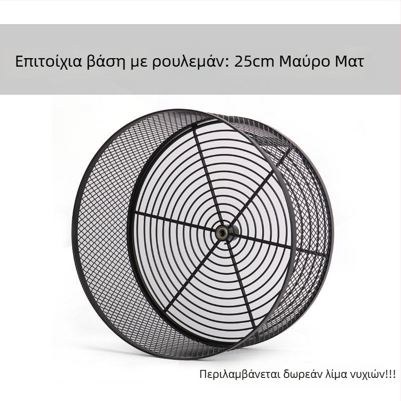 Επιτοίχιος αθόρυβος κύλινδρος τρεξίματος για μικρά κατοικίδια, με δυνατότητα ακονίσματος νυχιών — υπερμεγέθης