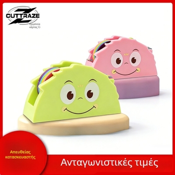 Θήκη για ταινία με κόφτη και σετ αυτοκόλλητης ταινίας, σε σχέδιο Καρτούν Τέρας