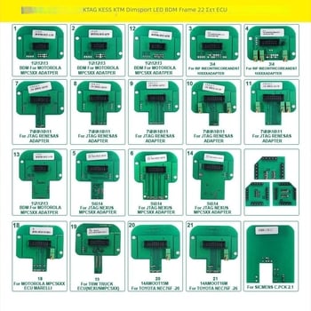 KTAG KESS KTM BDM 22 προσαρμογείς Trasdata εργαλείο ρύθμισης τσιπ – πλήρες σετ
