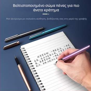 Baoke Shangcai μεταλλική φοντεν πέην με εκτύπωση λογότυπου, σύστημα μετατροπίας μελανιού, δώρο σε κουτί PM179