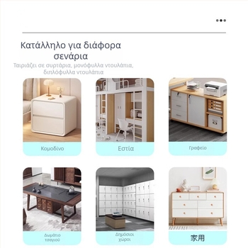 Κλειδαριά με αποτύπωμα για ντουλάπες, συρτάρια, ντουλάπια αρχείου και ντουλάπια αποθήκευσης