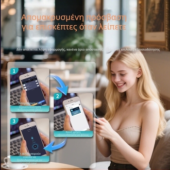 Έξυπνο κλείδωμα με αποτύπωμα για ποδήλατο, αλυσίδα μοτοσικλέτας και ηλεκτρικό πατίνι με εφαρμογή