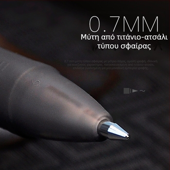 Five Thousand Years Στυλό Γέλης 0.7mm για Καλλιγραφία και Υπογραφές, Μελάνη Άνθρακα και Παχιές Αναπληρώσεις