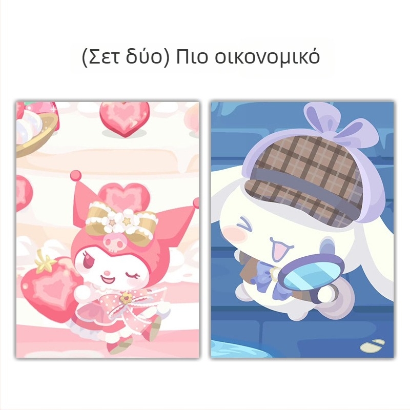 Sanrio γλυκό σημειωματάριο με πλέγμα και γραμμές — B5 σκληρό εξώφυλλο, A5 πλέγμα, A6 σπιράλ σημειωματάριο
