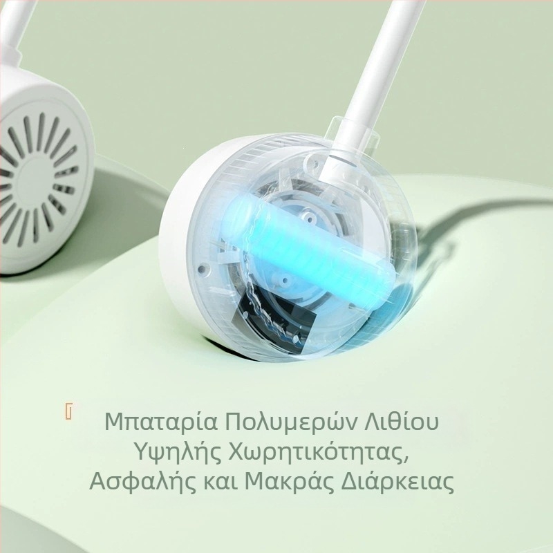 Αναδιπλούμενος ανεμιστήρας για τον λαιμό, φορητός εξωτερικός ηλεκτρικός ανεμιστήρας, ήσυχος χωρίς λεπίδες, μικρός ανεμιστήρας