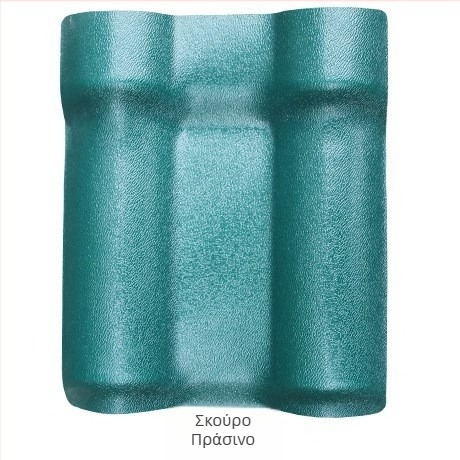 Κεραμίδι οροφής ASA ρητίνης, γκρι αντίκα, μονοκόμματο πλαστικό μονωτικό κεραμίδι