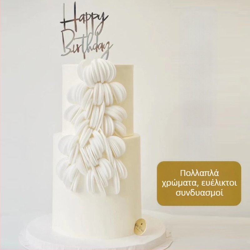 Λευκά φύλλα χαρτιού βάφλας για διακόσμηση τούρτας, ευέλικτο χαρτί βάφλας και ρυζιού, λεπτές και παχιές εκδοχές, δημιουργικές διακοσμήσεις τούρτας