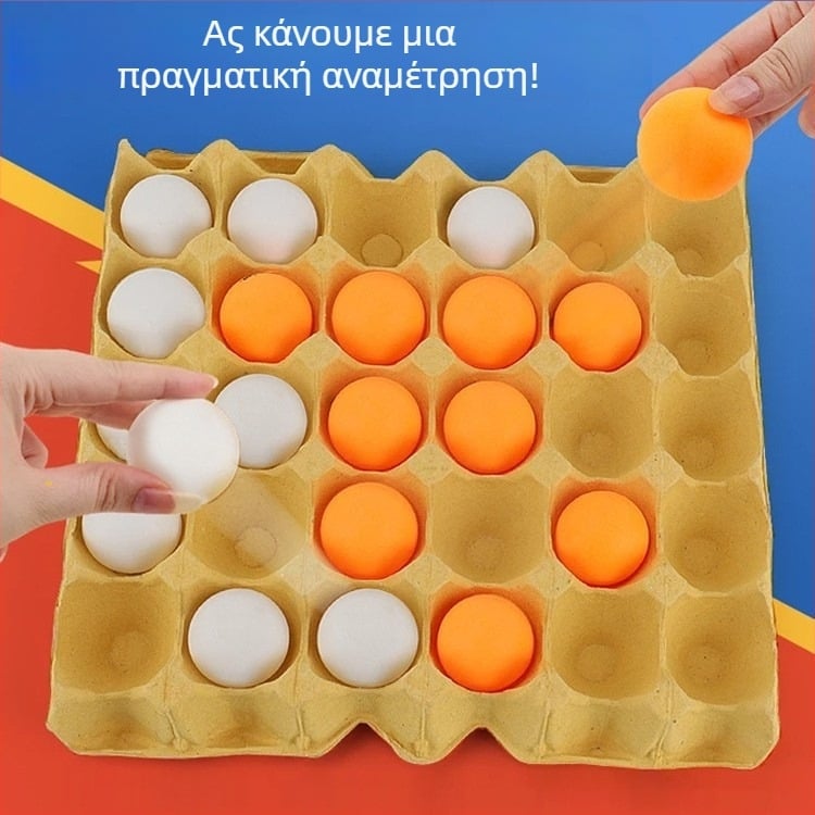Σετ επιτραπέζιων πολλαπλών παιχνιδιών: πινγκ-πονγκ, Γκόμοκου, σκακιέρα από κέλυφος αυγού, επιτραπέζιο μπαλάκι αναπήδησης, παιχνίδι με μπίλιες, παιδικές ντάμα