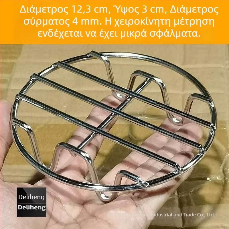 Ανοξείδωτη υπερπαχιά σχάρα ατμού για μίνι δοχείο υγείας, συμπαγής ηλεκτρικός ατμομάγειρας με πλέγμα, ψηλά πόδια και θερμομονωτική επιφάνεια