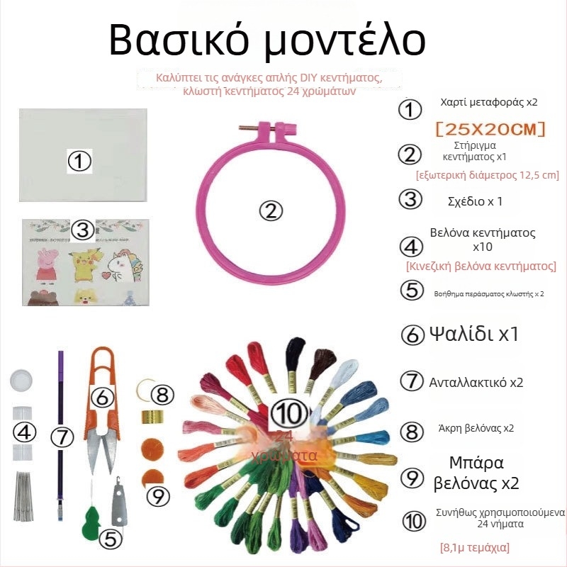 Σετ DIY κεντήματος για αρχάριους: κέντημα σε ρούχα, τέχνη υφάσματος για ζευγάρια