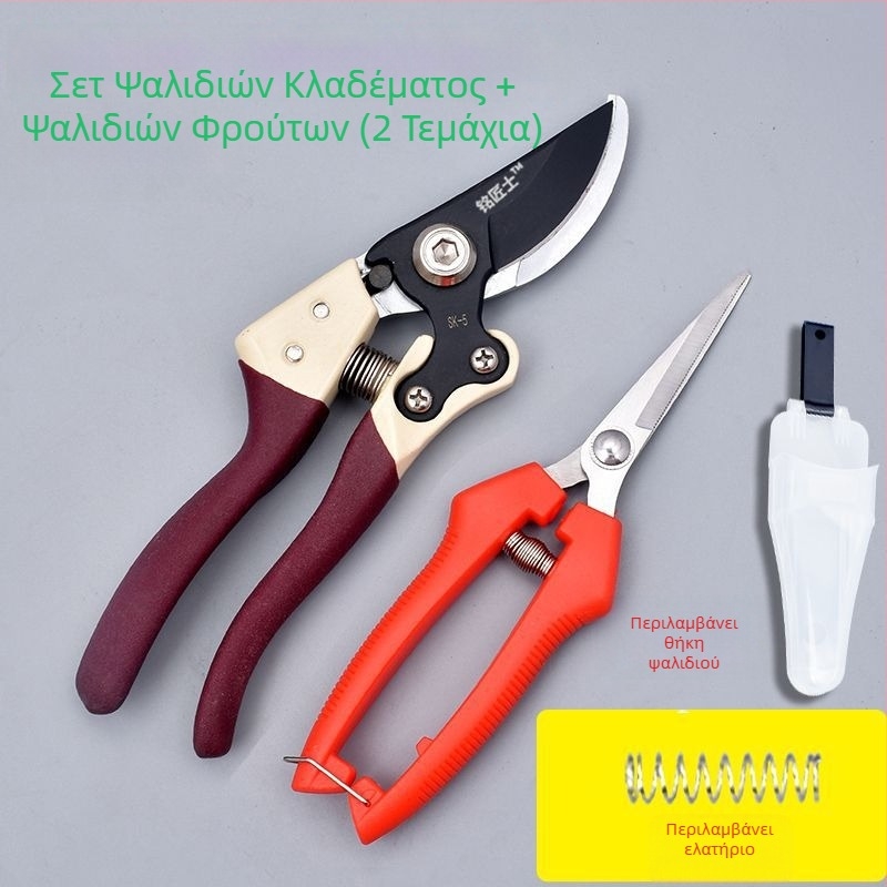 Ψαλίδια κλαδέματος κλώνων φρούτων, ψαλίδια για παχιούς κλάδους, κλαδευτήρια κήπου για άνθη και πρασινάδα