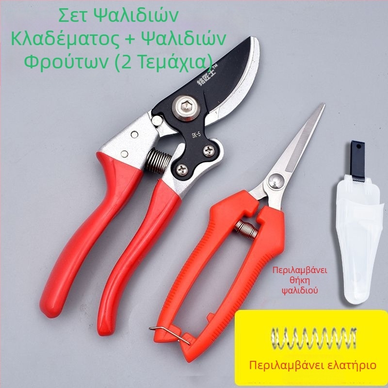 Ψαλίδια κλαδέματος κλώνων φρούτων, ψαλίδια για παχιούς κλάδους, κλαδευτήρια κήπου για άνθη και πρασινάδα