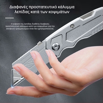 Ανθεκτικό κράμα εργαλείων, πτυσσόμενο μαχαίρι, μαχαίρι για ταπετσαρίες, εργαλείο αποκοπής καλωδίων, κόφτης χαρτιού.
