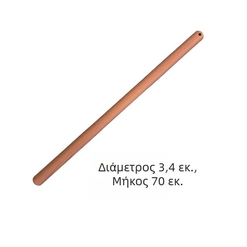 Ξύλινο ρολάνι με οπή για κρέμασμα, κατάλληλο για οικιακή και επαγγελματική ζαχαροπλαστική, με δυνατότητα εκτύπωσης λογοτύπου