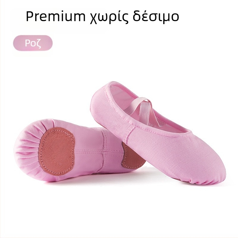 Παπούτσια χορού για παιδιά και ενήλικες, μαλακή σόλα, χρώμα δέρματος, για εξάσκηση μπαλέτου, στυλ Cat-Paw, κλασικά