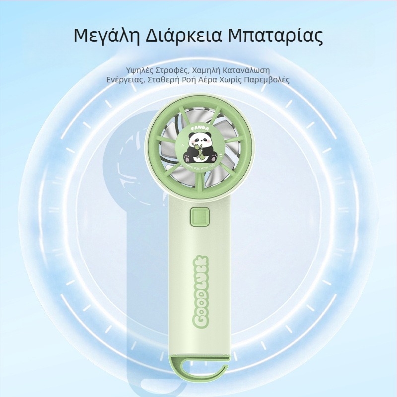 USB μικρός ήσυχος ανεμιστήρας – χειροκίνητος και επιτραπέζιος, διπλής χρήσης, φοριέται γύρω από τον λαιμό, για εσωτερική και εξωτερική χρήση