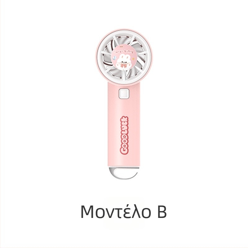 USB μικρός ήσυχος ανεμιστήρας – χειροκίνητος και επιτραπέζιος, διπλής χρήσης, φοριέται γύρω από τον λαιμό, για εσωτερική και εξωτερική χρήση