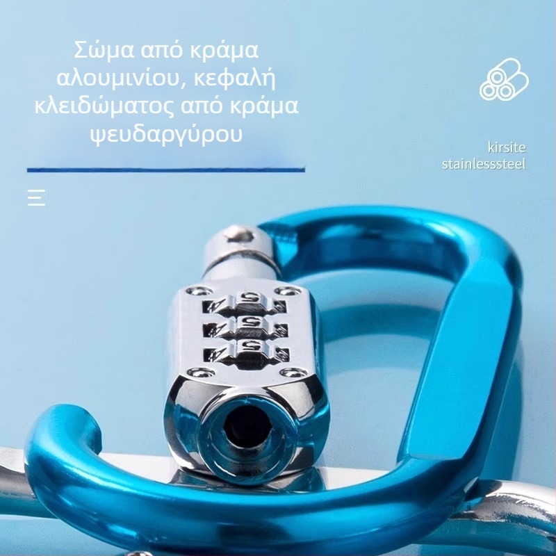 Μηχανικός κλειδαριάς συνδυασμού για ντουλάπες, κράνη ηλεκτρικού ποδηλάτου και καλάθια ποδηλάτων