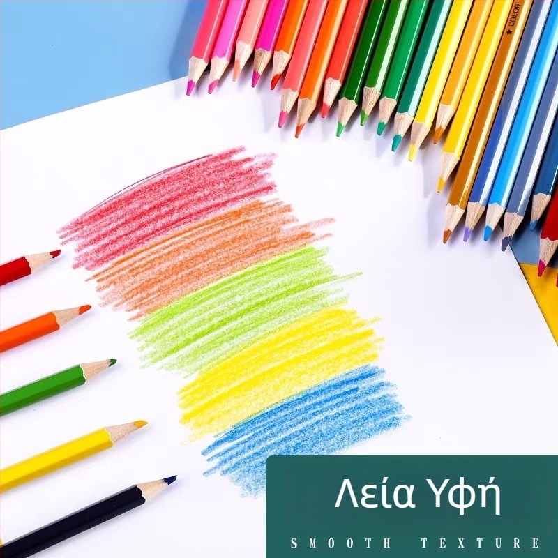 Morning&Light Σετ Χρωματικών Μολυβιών – με βάση το λάδι για μαθητές, καλλιτεχνικά μολύβια για σχέδιο, σβήσιμα και διαλυτά στο νερό