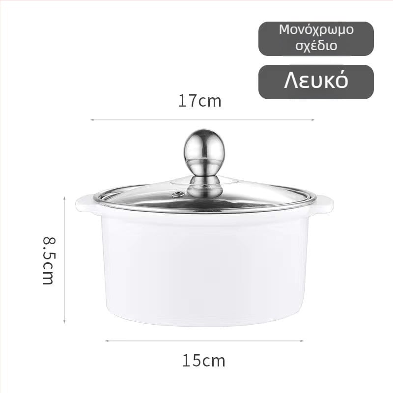 Ανοξείδωτη κατσαρόλα shabu-shabu, μίας μερίδας, περιστρεφόμενη μικρή κατσαρόλα, συμβατή με επαγωγή